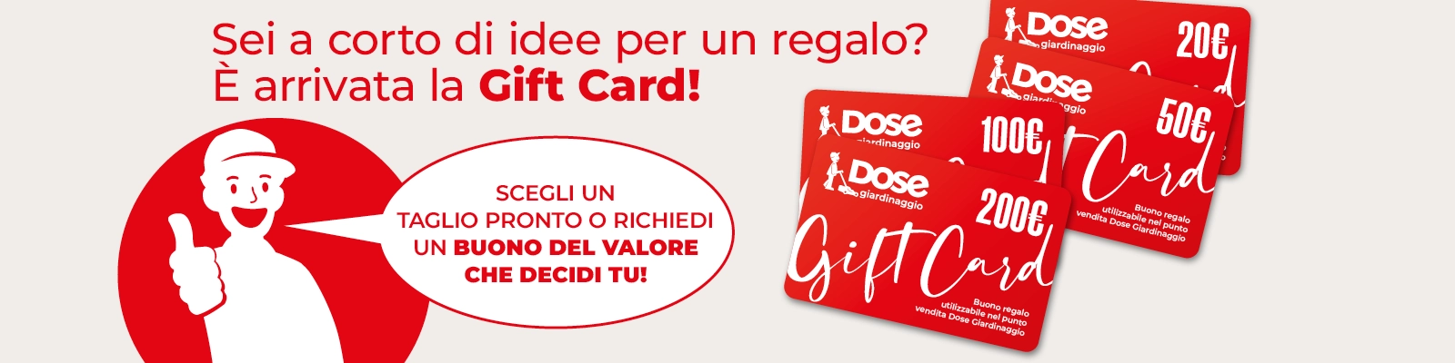 Il Regalo dei Sogni per ogni Pollice Verde: la Nuova Gift Card Dose Giardinaggio!