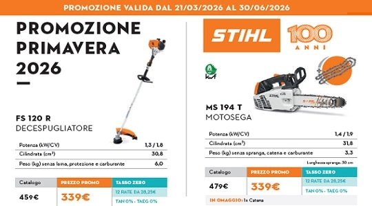 Stihl - Volantino Primavera 2026